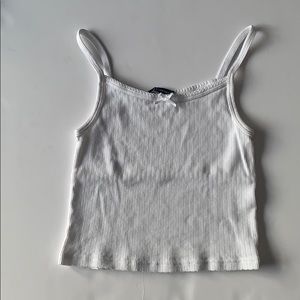 White Brandy Melville Belle Tank